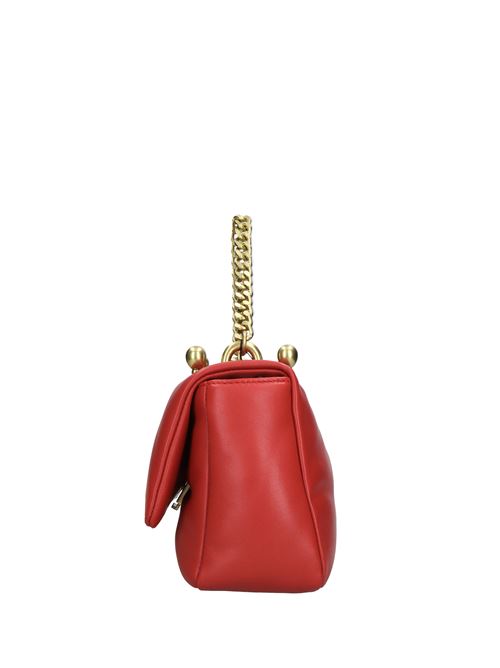 Borsa WOVEN LOGO STHEPHY  in pelle LA CARRIE | 142P-BA-108-LEAROSSO